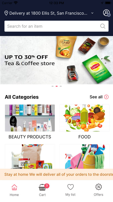Emulate iPhone app Order Easy - Gofrugal using MyAndroid