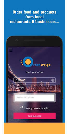 Run android online APK Order We Go - Takeout & Delivery from MyAndroid or emulate Order We Go - Takeout & Delivery using MyAndroid Run android online APK Order We Go - Takeout & Delivery from MyAndroid or emulate Order We Go - Takeout & Delivery using MyAndroid