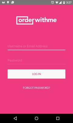 Emulate Android APK OrderWithMe Emulate Android APK OrderWithMe