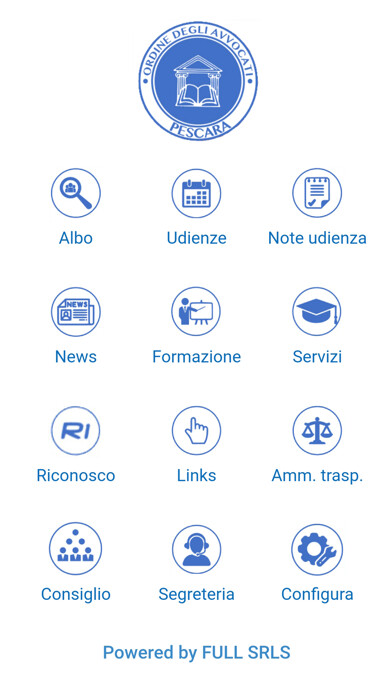 Emulate iPhone app Ordine Avvocati Pescara using MyAndroid Emulate iPhone app Ordine Avvocati Pescara using MyAndroid
