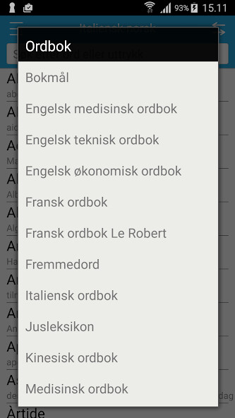 Emulate iPhone app Ordnett using MyAndroid