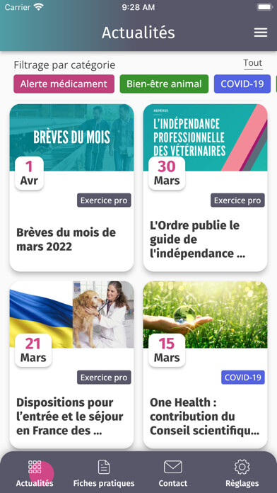 Emulate iPhone app Ordre des vétérinaires using MyAndroid Emulate iPhone app Ordre des vétérinaires using MyAndroid