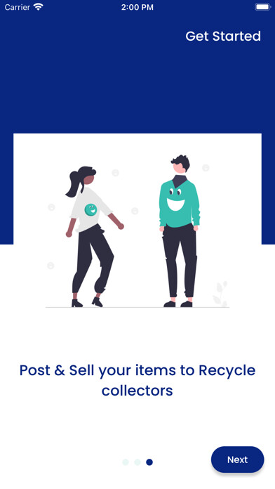Emulate iPhone app ORecycle - Circulate Goods using MyAndroid