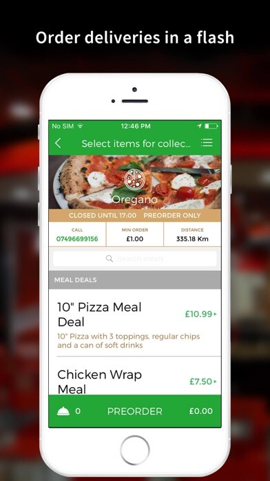 Emulate iPhone app Oregano Italian Restaurant using MyAndroid Emulate iPhone app Oregano Italian Restaurant using MyAndroid