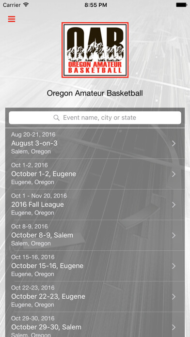 Emulate iPhone app Oregon Amateur Basketball using MyAndroid Emulate iPhone app Oregon Amateur Basketball using MyAndroid
