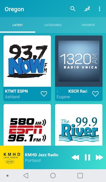 Run android online APK Oregon radios online from MyAndroid or emulate Oregon radios online using MyAndroid