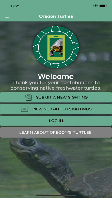 Emulate iPhone app Oregon Turtles using MyAndroid