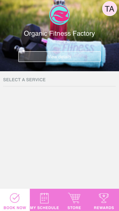 Emulate iPhone app Organic FitnessFactory using MyAndroid