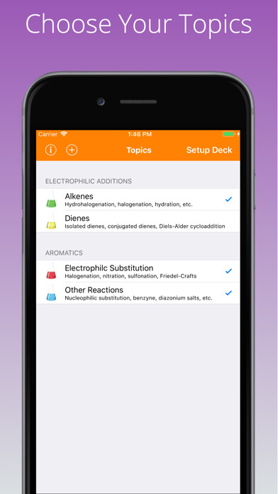 Emulate iPhone app Organic Reaction Cards using MyAndroid Emulate iPhone app Organic Reaction Cards using MyAndroid