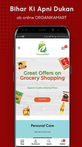 Run android online APK OrganikaMart from MyAndroid or emulate OrganikaMart using MyAndroid