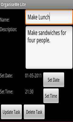 Emulate Android APK OrganiseMe Lite