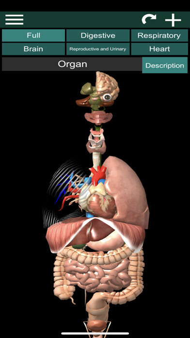 Emulate iPhone app ORGANS 3D (ANATOMY) using MyAndroid Emulate iPhone app ORGANS 3D (ANATOMY) using MyAndroid