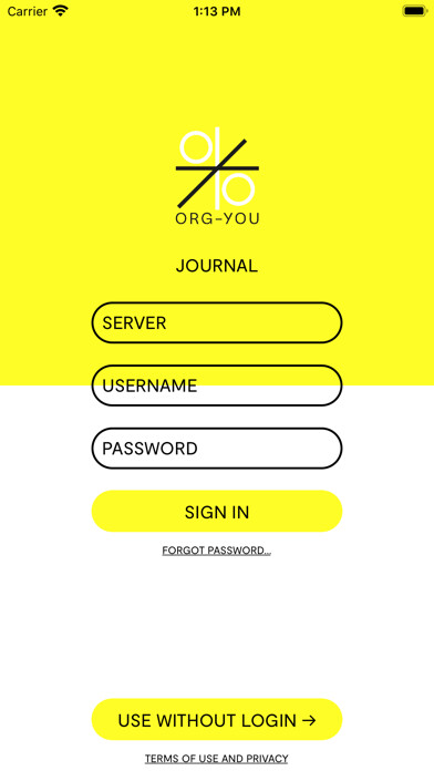 Emulate iPhone app Org-You Bautagebuch using MyAndroid Emulate iPhone app Org-You Bautagebuch using MyAndroid