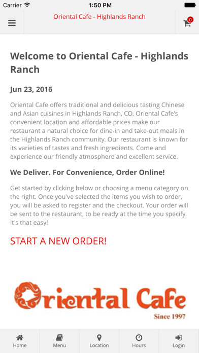 Emulate iPhone app Oriental Cafe - Highlands Ranch Online Ordering using MyAndroid Emulate iPhone app Oriental Cafe - Highlands Ranch Online Ordering using MyAndroid