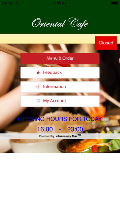 Emulate iPhone app Oriental Cafe using MyAndroid Emulate iPhone app Oriental Cafe using MyAndroid