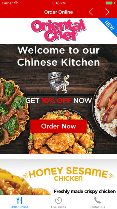 Emulate iPhone app Oriental Chef, Sandiacre using MyAndroid Emulate iPhone app Oriental Chef, Sandiacre using MyAndroid