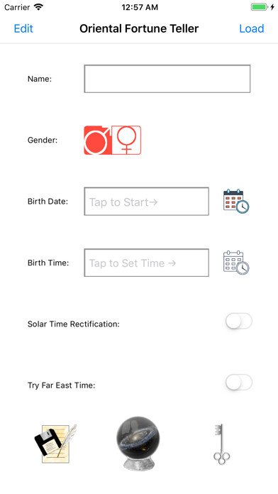 Emulate iPhone app Oriental FortuneTeller using MyAndroid