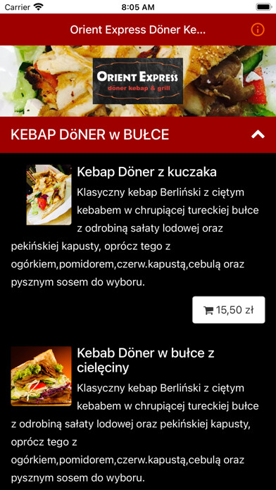 Emulate iPhone app Orient Express Koszalin using MyAndroid Emulate iPhone app Orient Express Koszalin using MyAndroid