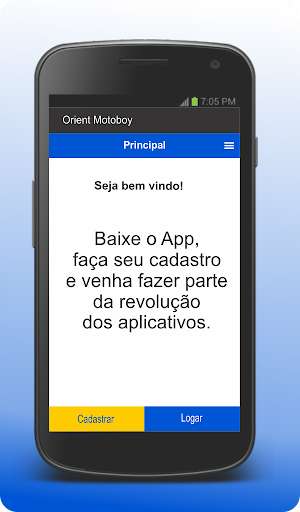 Run android online APK Orient Motoboy - Cliente from MyAndroid or emulate Orient Motoboy - Cliente using MyAndroid
