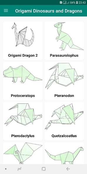 Run android online APK Origami Dinosaur  Dragon from MyAndroid or emulate Origami Dinosaur  Dragon using MyAndroid