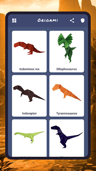 Run android online APK Origami dinosaurs paper shapes from MyAndroid or emulate Origami dinosaurs paper shapes using MyAndroid Run android online APK Origami dinosaurs paper shapes from MyAndroid or emulate Origami dinosaurs paper shapes using MyAndroid