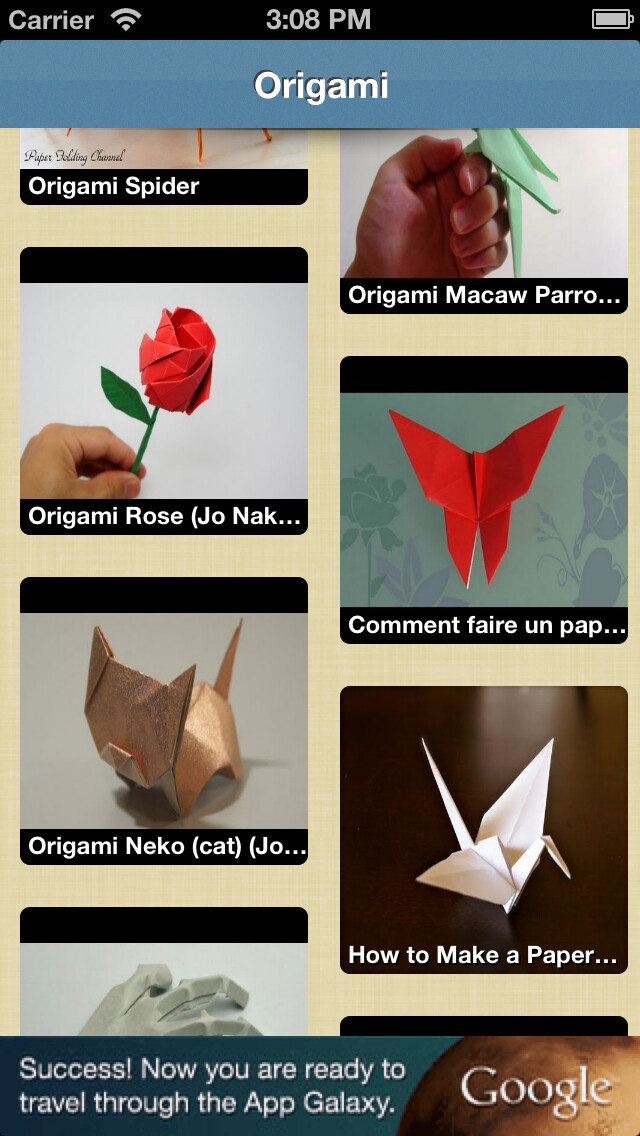 Emulate iPhone app Origami Maker : Create your origamis very easy ! using MyAndroid Emulate iPhone app Origami Maker : Create your origamis very easy ! using MyAndroid