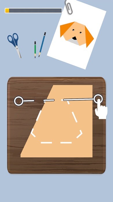 Emulate iPhone app Origami Slicer using MyAndroid