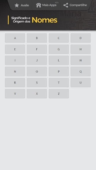Run android online APK Origem e Significado dos Nomes from MyAndroid or emulate Origem e Significado dos Nomes using MyAndroid