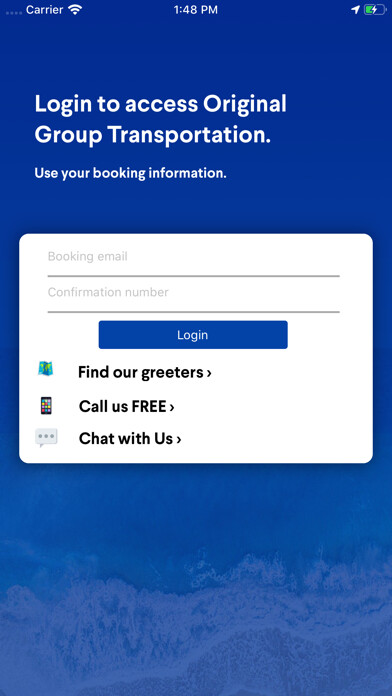 Emulate iPhone app Original Group Transportation using MyAndroid