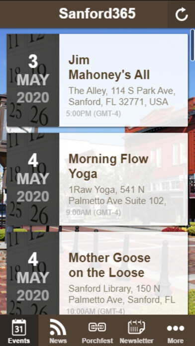 Emulate iPhone app Original Sanford365 using MyAndroid