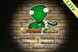 Emulate iPhone app Original Snake Lite using MyAndroid