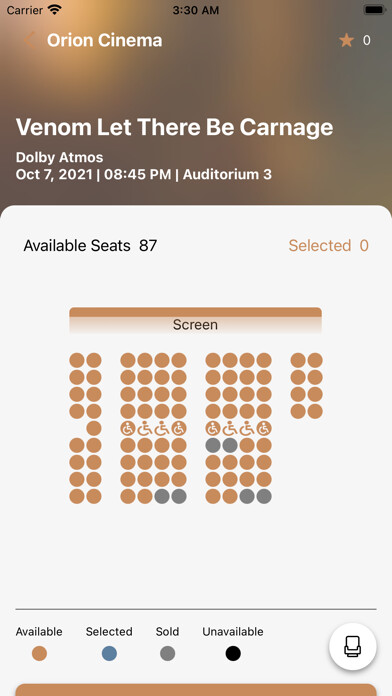Emulate iPhone app Orion Cinemas using MyAndroid Emulate iPhone app Orion Cinemas using MyAndroid