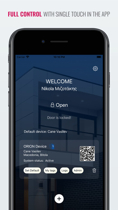 Emulate iPhone app Orion Unlock using MyAndroid
