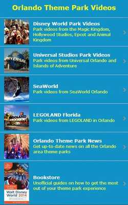 Emulate Android APK Orlando Theme Park Ride Videos