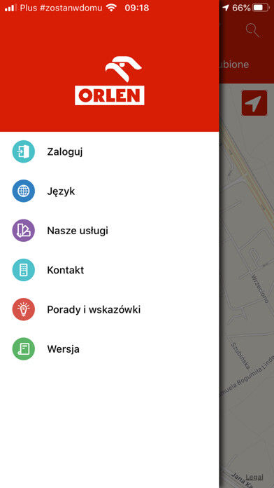 Emulate iPhone app ORLEN Charge using MyAndroid