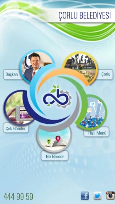 Emulate iPhone app Çorlu Belediye using MyAndroid
