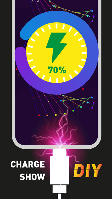 Emulate iPhone app Ornate Charger - Charging show using MyAndroid