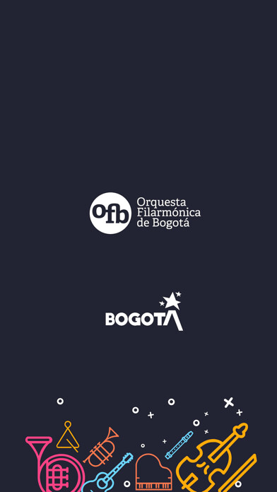 Emulate iPhone app Orquesta Filarmónica de Bogotá using MyAndroid