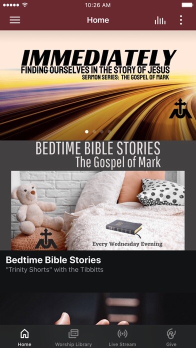 Emulate iPhone app Orrville Trinity UMC using MyAndroid Emulate iPhone app Orrville Trinity UMC using MyAndroid