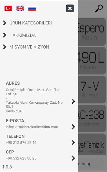 Run android online APK Ortaklar Textile Machines from MyAndroid or emulate Ortaklar Textile Machines using MyAndroid