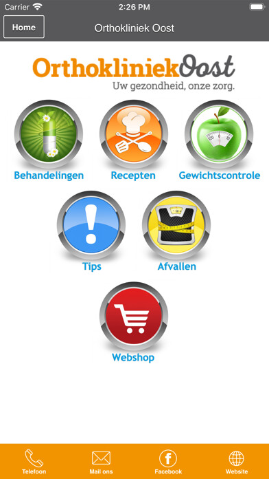 Emulate iPhone app Orthokliniek Oost using MyAndroid Emulate iPhone app Orthokliniek Oost using MyAndroid
