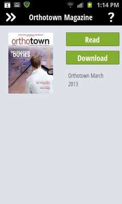 Emulate Android APK Orthotown Magazine