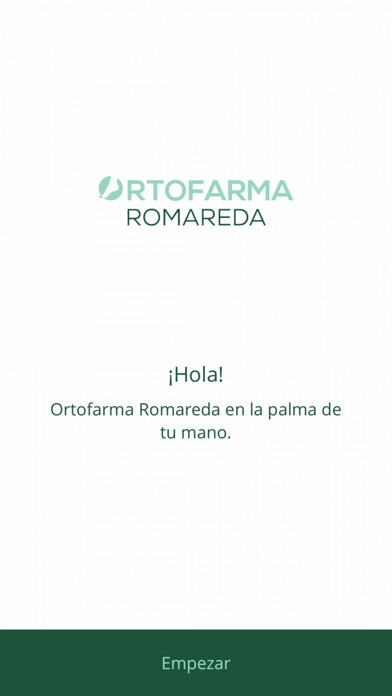 Emulate iPhone app Ortofarma Romareda using MyAndroid