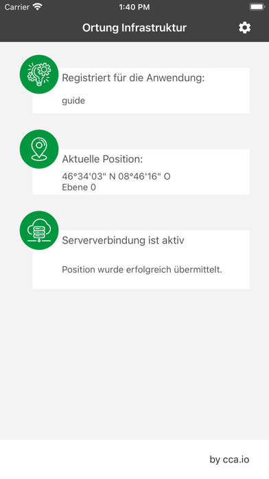 Emulate iPhone app Ortung Infrastruktur using MyAndroid Emulate iPhone app Ortung Infrastruktur using MyAndroid