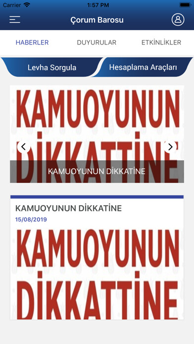 Emulate iPhone app Çorum Barosu using MyAndroid Emulate iPhone app Çorum Barosu using MyAndroid