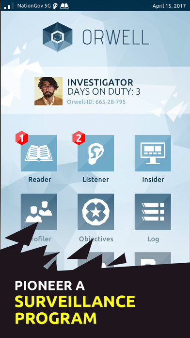 Emulate iPhone app Orwell: Keeping an Eye on You using MyAndroid Emulate iPhone app Orwell: Keeping an Eye on You using MyAndroid