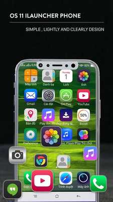 Emulate Android APK OS11 Launcher - Phone X Launcher Themes  Icons