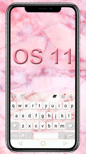 Run android online APK Os11 Pink Marble Keyboard Theme from MyAndroid or emulate Os11 Pink Marble Keyboard Theme using MyAndroid
