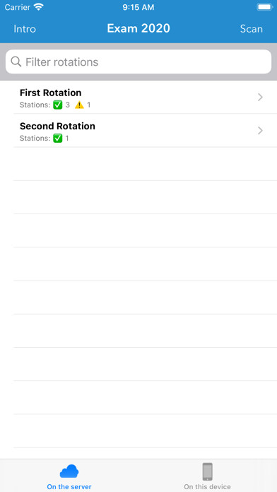 Emulate iPhone app OSCE-Track using MyAndroid