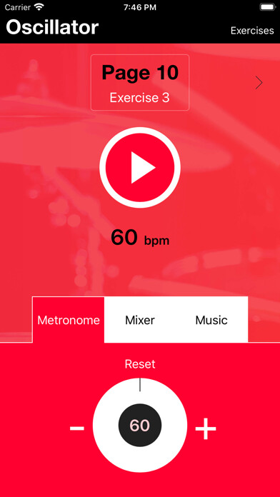 Emulate iPhone app Oscillator Drum Jams using MyAndroid